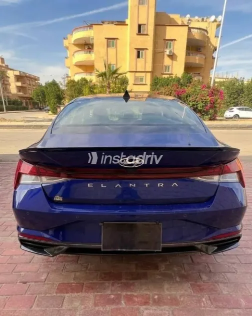 Hyundai Elantra 2022 Dark Blue Used for Sale - 2