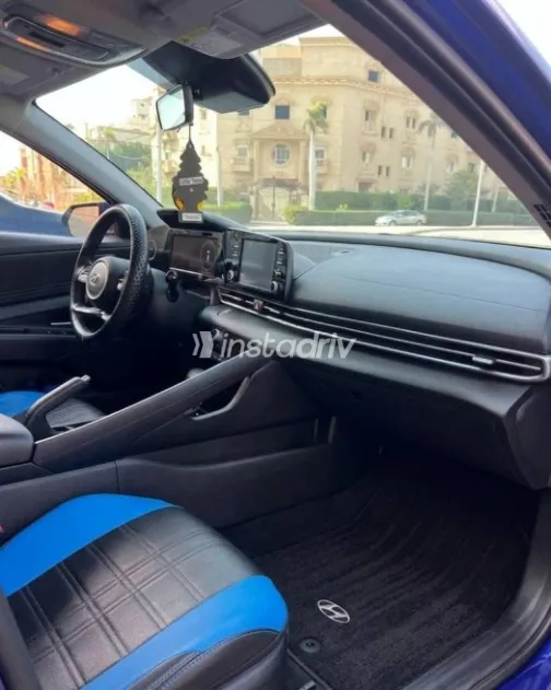 Hyundai Elantra 2022 Dark Blue Used for Sale - 6