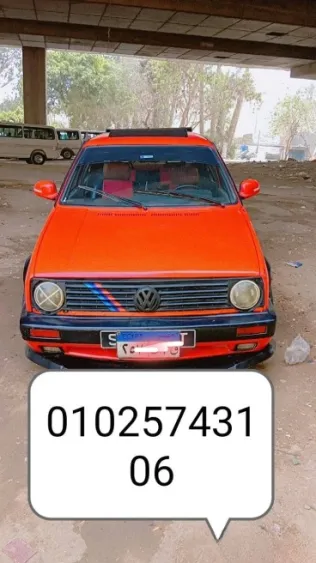 Volkswagen Golf 1989 Red Used for Sale