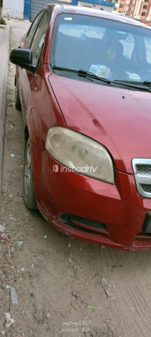شيفروليه افيو 2009 أحمر مستعملة للبيع - 8