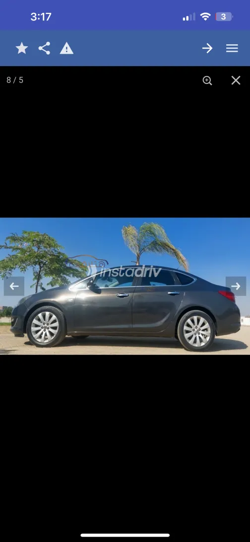 Opel Astra 2013 Dark Gray Used for Sale - 3