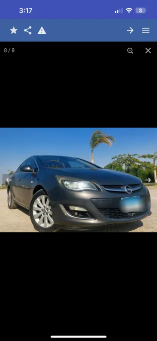 Opel Astra 2013 Dark Gray Used for Sale