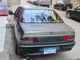 بيجو 405 1989 رمادي مستعملة للبيع