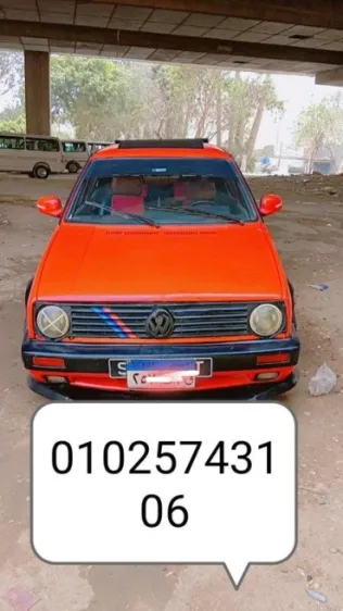 Volkswagen Golf 2 1989 Red Used for Sale