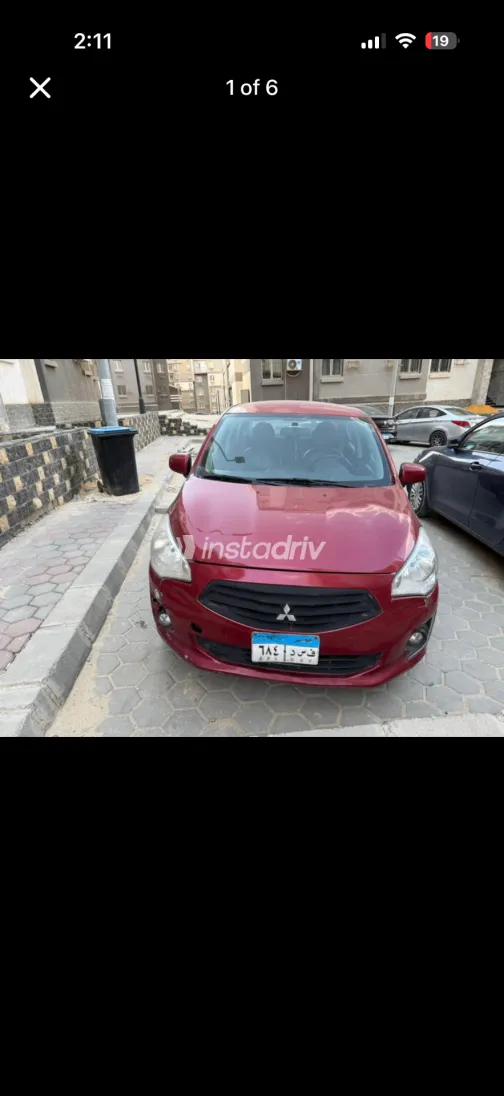 Mitsubishi Attrage 2015 Red Used for Sale - 2