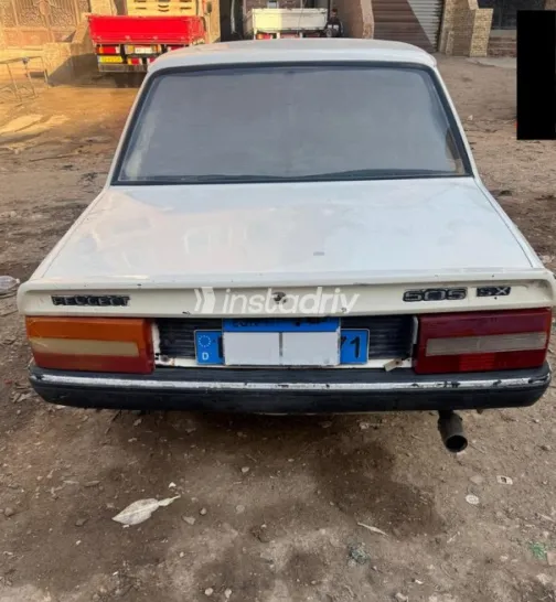 بيجو 505 1991 أبيض مستعملة للبيع - 2
