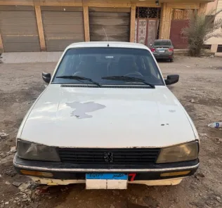 بيجو 505 1991 أبيض مستعملة للبيع