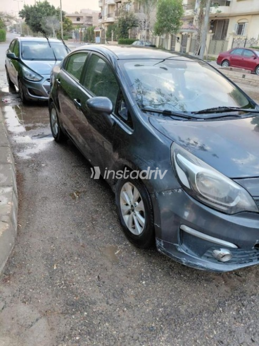 Kia Rio 2015 Gray Used for Sale - 5