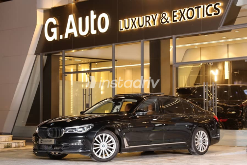 BMW 740 2018 Black Used for Sale - 2