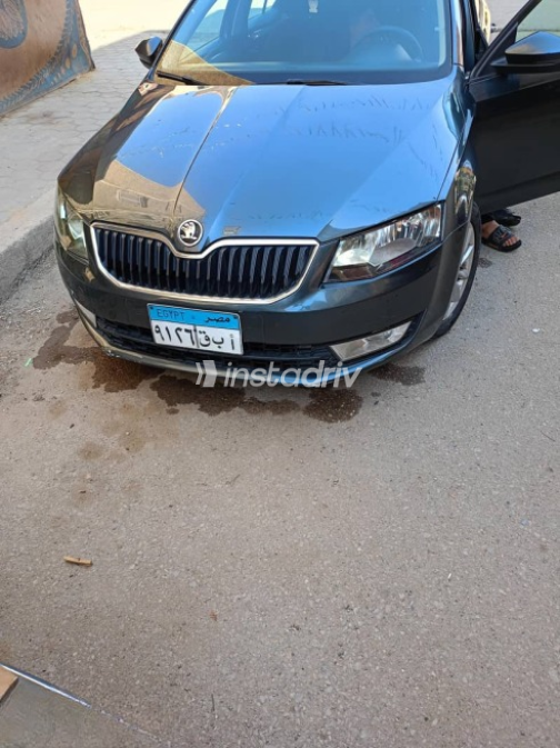 سكودا اوكتافيا 2015 رمادي مستعملة للبيع - 4