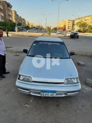 هوندا سيفك 1990 أبيض مستعملة للبيع