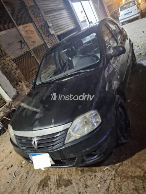 رينو لوجان 2013 رمادي غامق مستعملة للبيع - 5