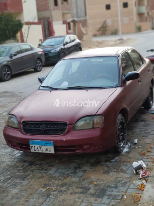 Suzuki Baleno 1999 Burgundy Used for Sale - 1