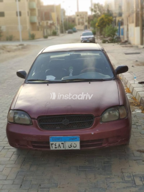 Suzuki Baleno 1999 Burgundy Used for Sale - 2