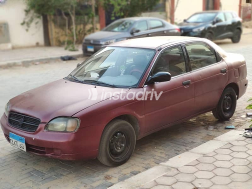 Suzuki Baleno 1999 Burgundy Used for Sale - 5
