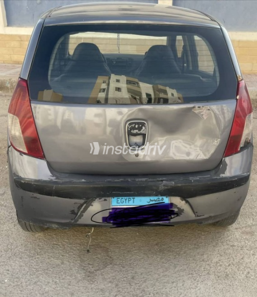 هيونداي I10 2008 رمادي مستعملة للبيع - 2