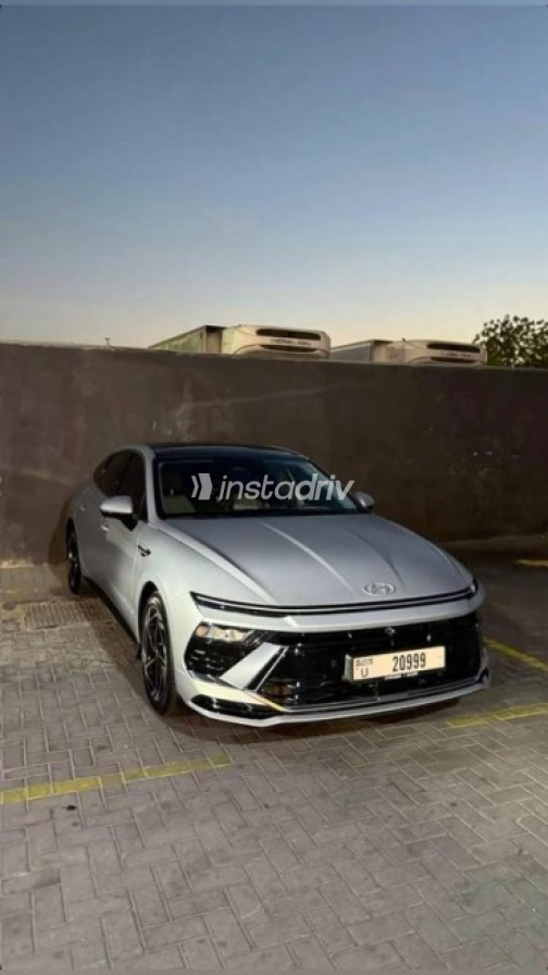 هيونداي سوناتا 2021 رمادي مستعملة للبيع - 2