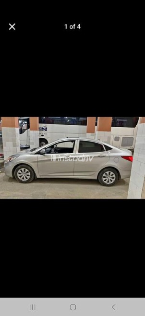 Hyundai Accent RB 2021 White Used for Sale - 3