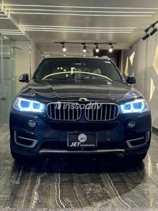 بي ام دبليو X5 2015 أزرق غامق مستعملة للبيع - 2