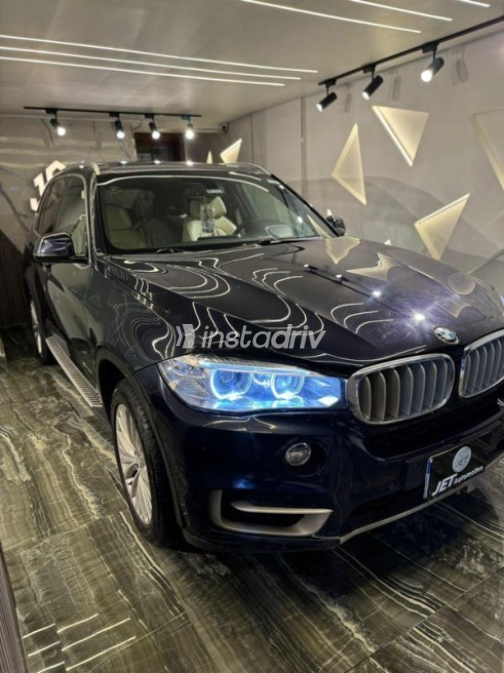 بي ام دبليو X5 2015 أزرق غامق مستعملة للبيع - 5