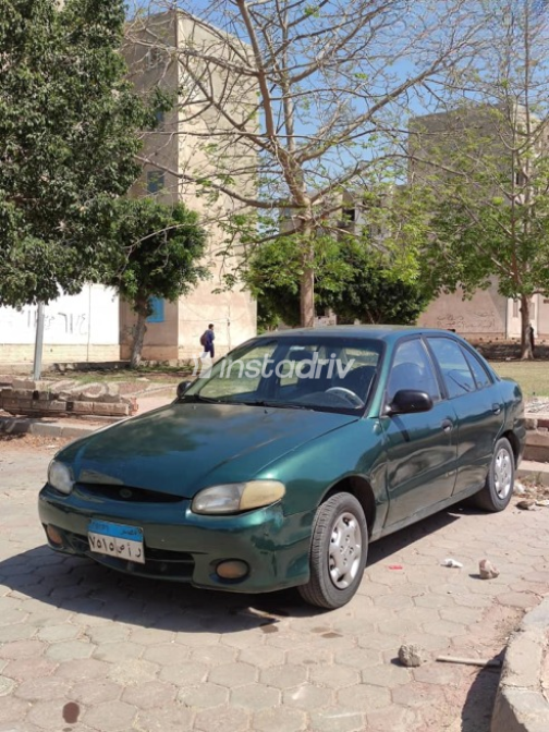 هيونداي اكسنت 2000 أخضر مستعملة للبيع - 2