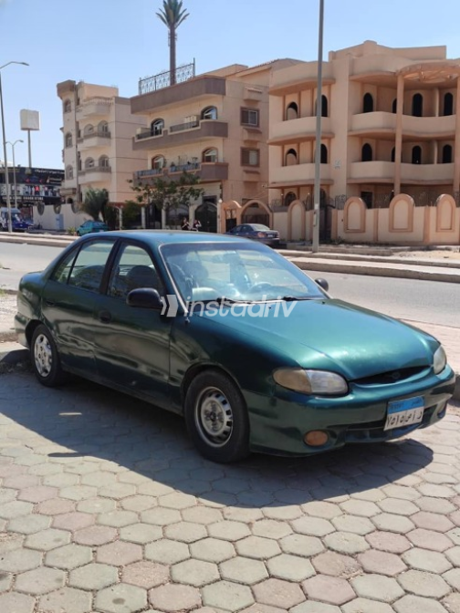 هيونداي اكسنت 2000 أخضر مستعملة للبيع - 3