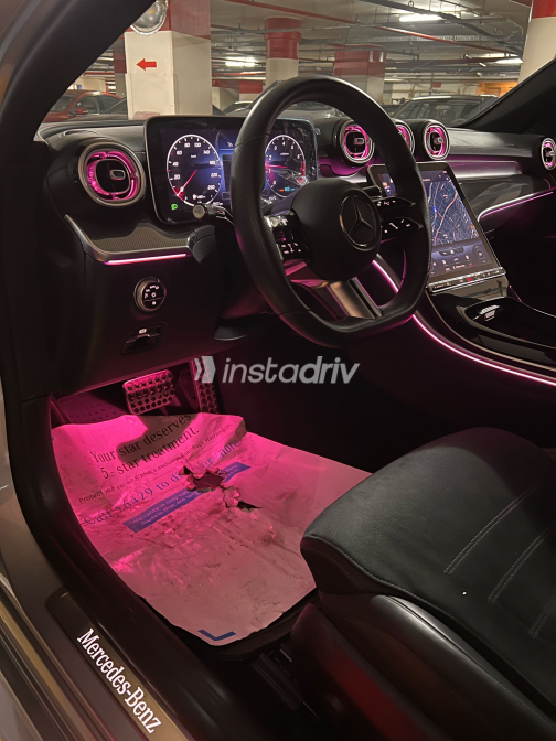 مرسيدس C 200 2022 فضي مستعملة للبيع - 7