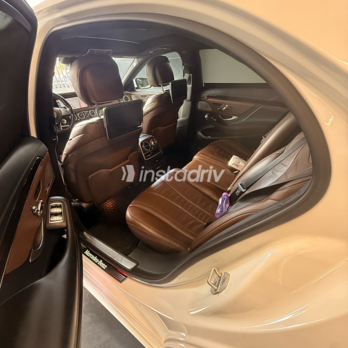 مرسيدس S 400 2015 أبيض مستعملة للبيع - 4