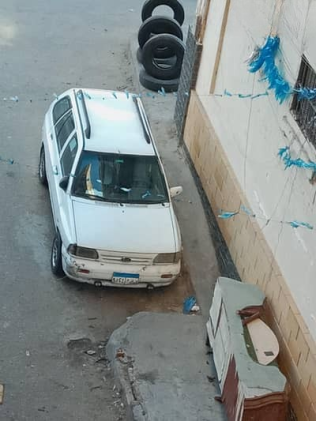 كيا برايد 1999 أبيض مستعملة للبيع