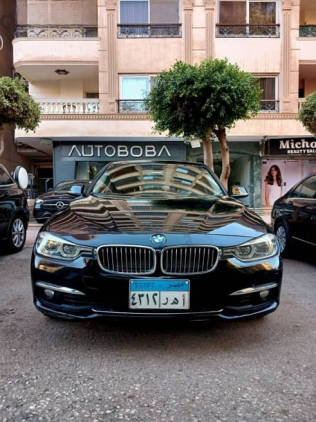 بي ام دبليو 318 2018 أسود مستعملة للبيع