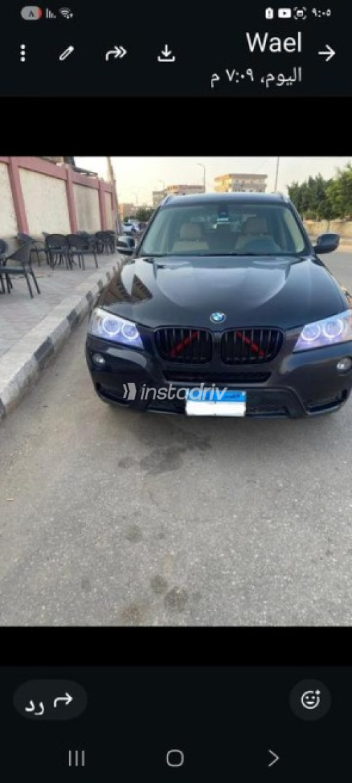 بي ام دبليو X3 2013 أسود مستعملة للبيع - 3