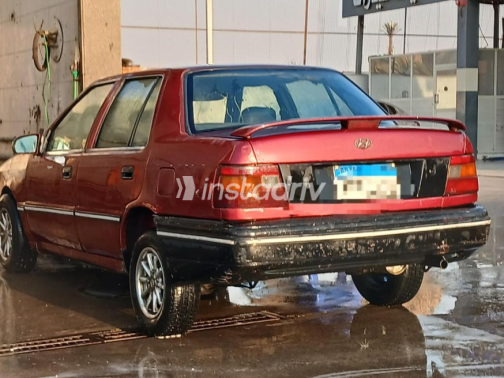 هيونداي اكسيل 1995 أحمر مستعملة للبيع - 3