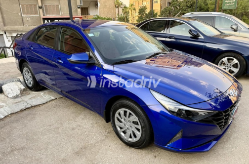 Hyundai Elantra 2022 Dark Blue Used for Sale - 3