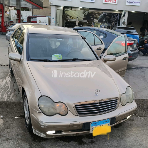 مرسيدس C 180 2002 ذهبي مستعملة للبيع - 5