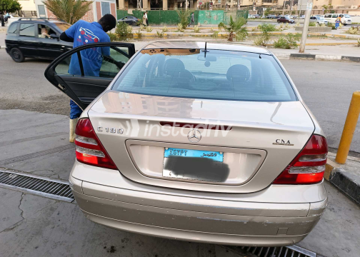 مرسيدس C 180 2002 ذهبي مستعملة للبيع - 6