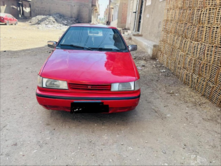 هيونداي اكسيل 1995 أحمر مستعملة للبيع