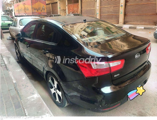 Kia Rio 2013 Black Used for Sale - 2