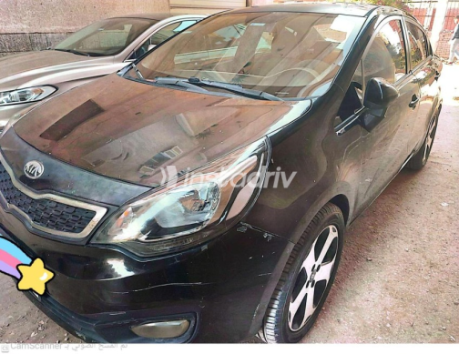 Kia Rio 2013 Black Used for Sale - 3