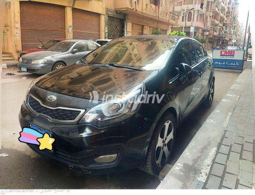 Kia Rio 2013 Black Used for Sale - 4