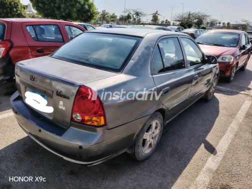 Hyundai Verna 2008 Dark Gray Used for Sale - 8