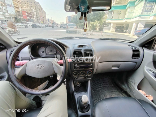 Hyundai Verna 2008 Dark Gray Used for Sale - 9