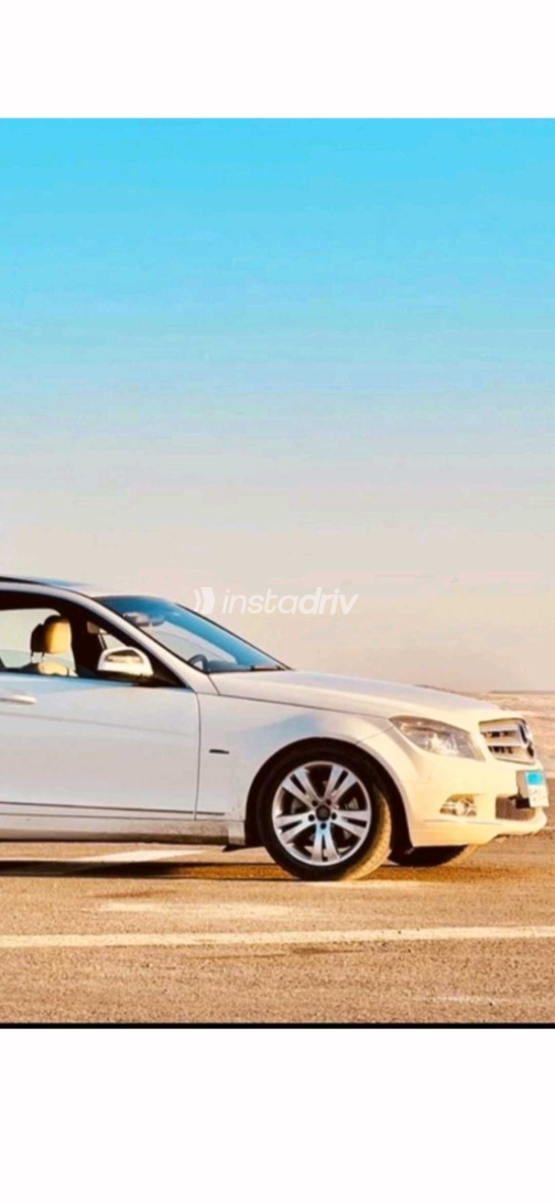 مرسيدس C 280 2008 أبيض مستعملة للبيع - 9