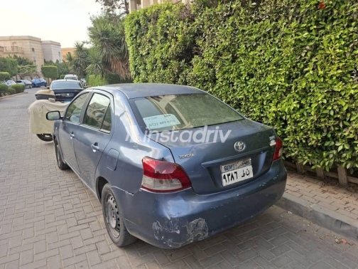 Toyota Yaris 2008 Dark Blue Used for Sale - 4