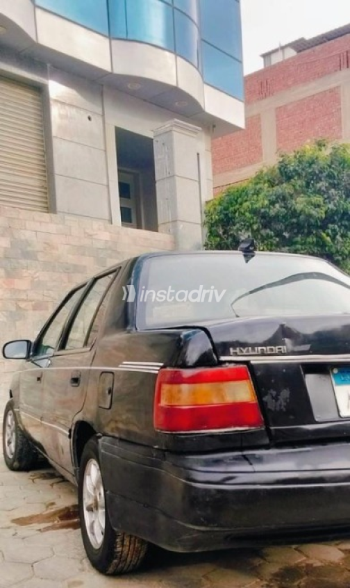 هيونداي اكسيل 1997 أسود مستعملة للبيع - 3