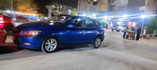 مازدا 3 2007 أزرق مستعملة للبيع