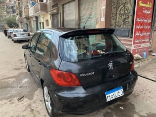 بيجو 307 2007 أسود مستعملة للبيع