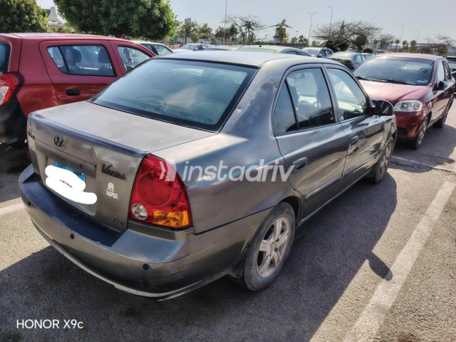 Hyundai Verna 2008 Dark Gray Used for Sale - 8