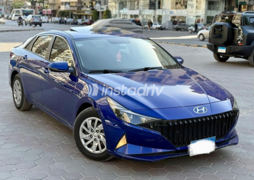 Hyundai Elantra 2021 Dark Blue Used for Sale - 1