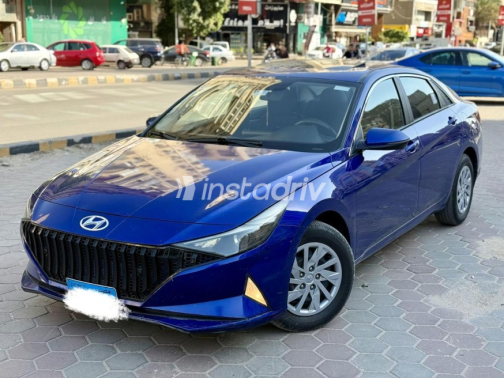 Hyundai Elantra 2021 Dark Blue Used for Sale - 3
