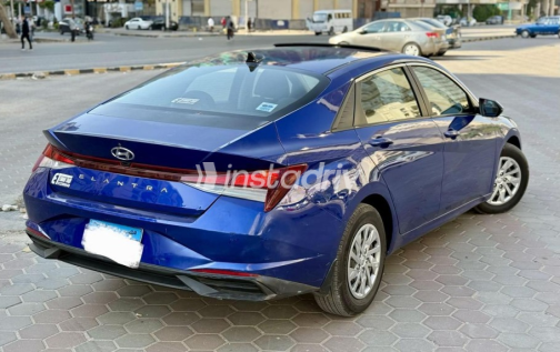 Hyundai Elantra 2021 Dark Blue Used for Sale - 4